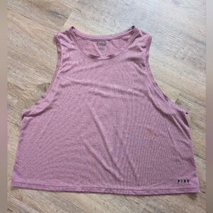 Victoria's Secret PINK Women's Dusty Rose Muscle Tee Tank
